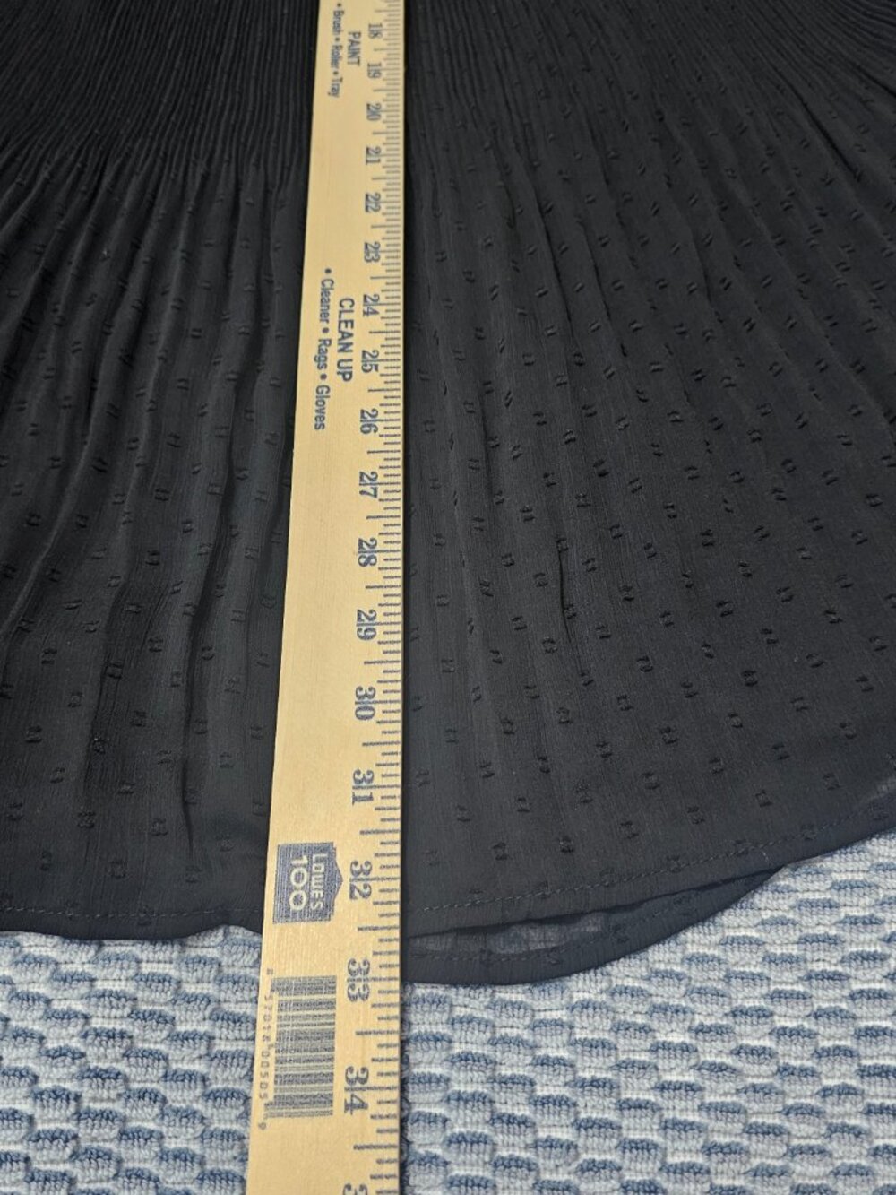 Adrianna Papell Black Pleated Women's Long Midi Skirt Size Medium NEW - Picture 5 of 5